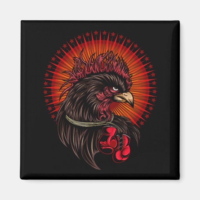 Imã Galo de Boxing (Frente)