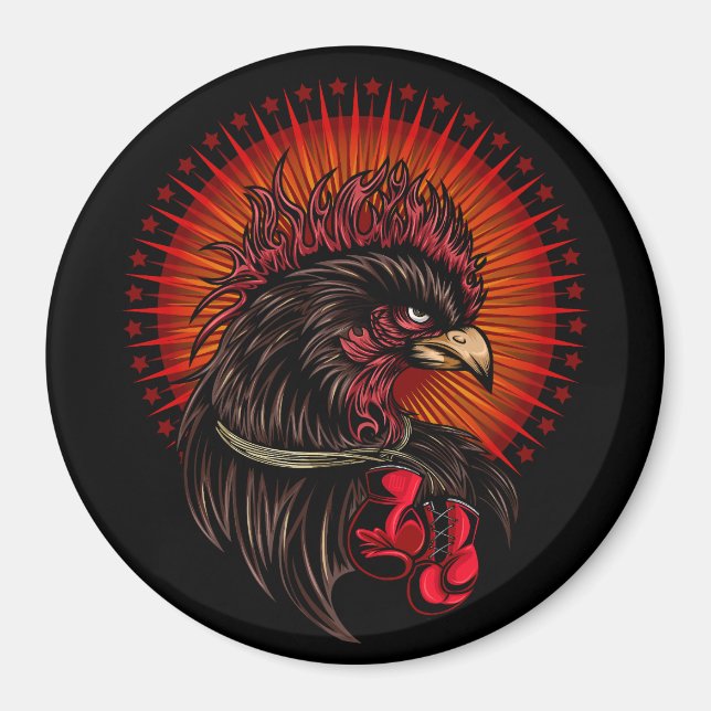 Imã Galo de Boxing (Frente)