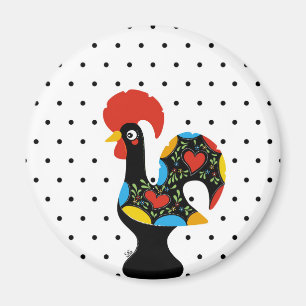 Imã Galo famoso de Barcelos Nr 09 - bolinhas