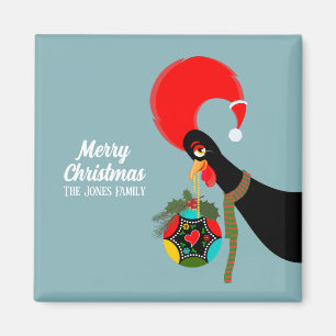 Imã Galo Português e bálsamo de Natal Holandês