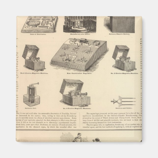 Imã Galvano Faradic Manufacturing Company Bickford (Frente)