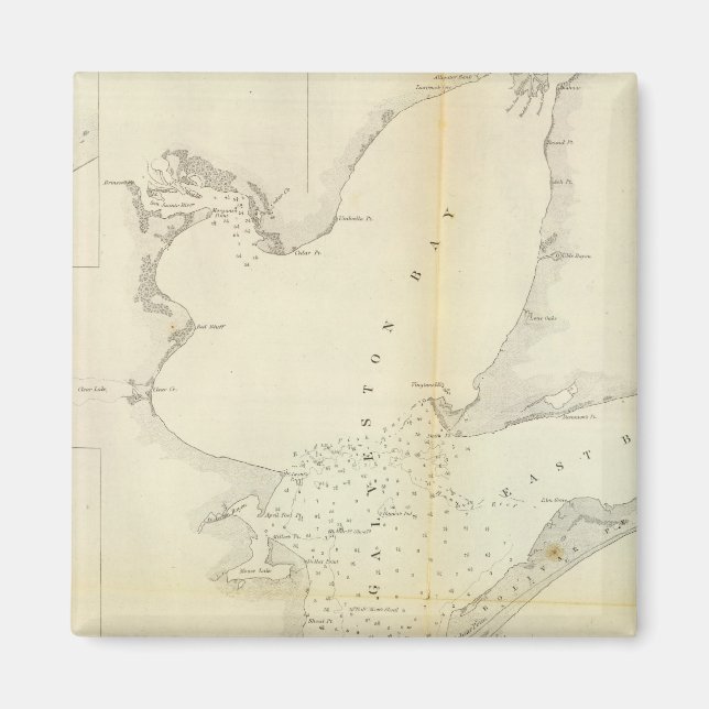 Imã Galveston Bay, Texas (Frente)