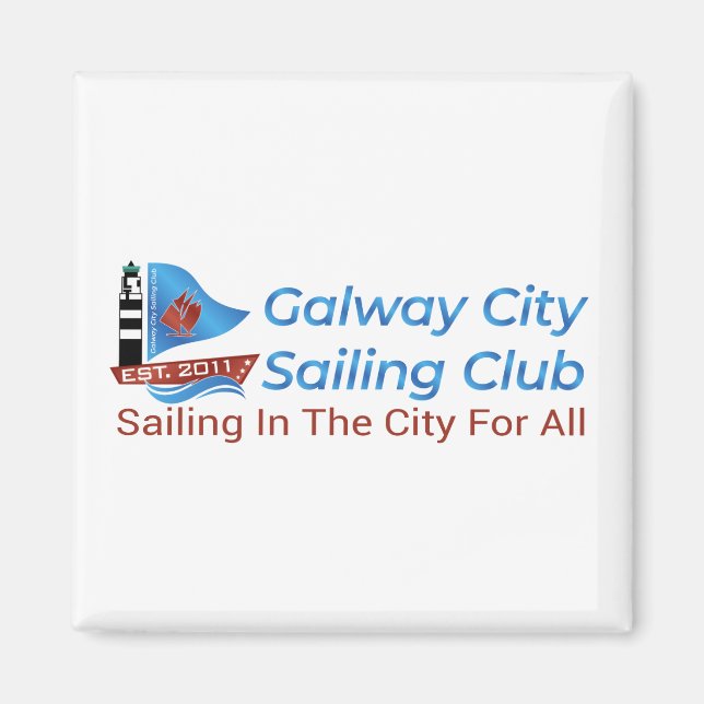 Imã Galway City Sailing Club (Frente)