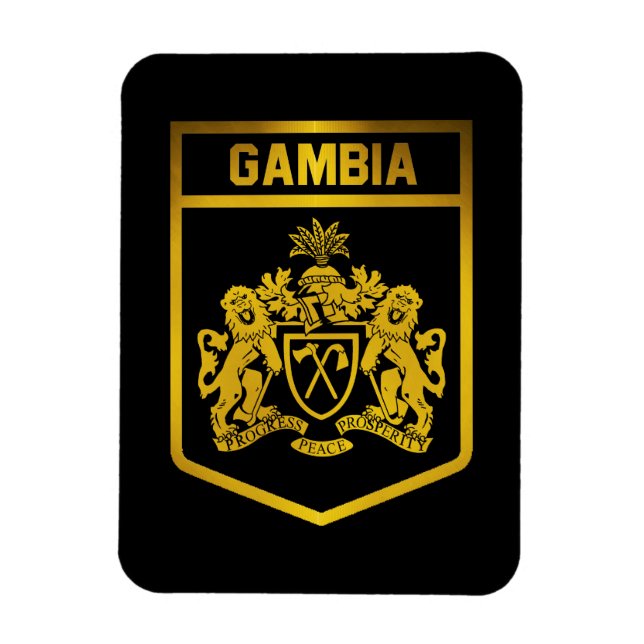 Ímã Gambia Emblem (Vertical)