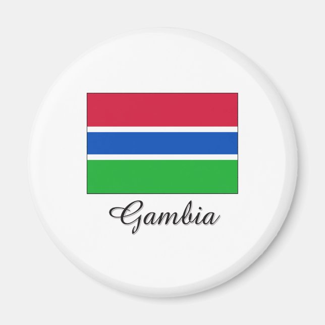 Imã Gâmbia Flag Design (Frente)