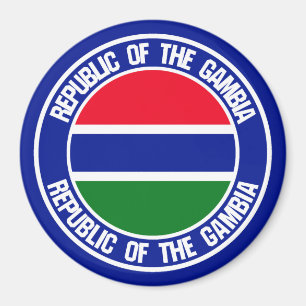 Imã Gambia Round Emblem