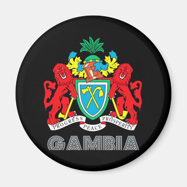 Imã Gambian Emblem (Frente)