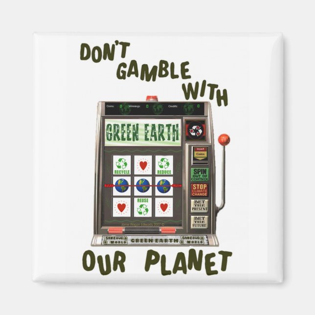 Imã Gamble ambiental do Dia da Terra (Frente)