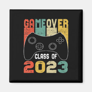 Imã Game Over Class of 2023 Videos games Vintage Gradu