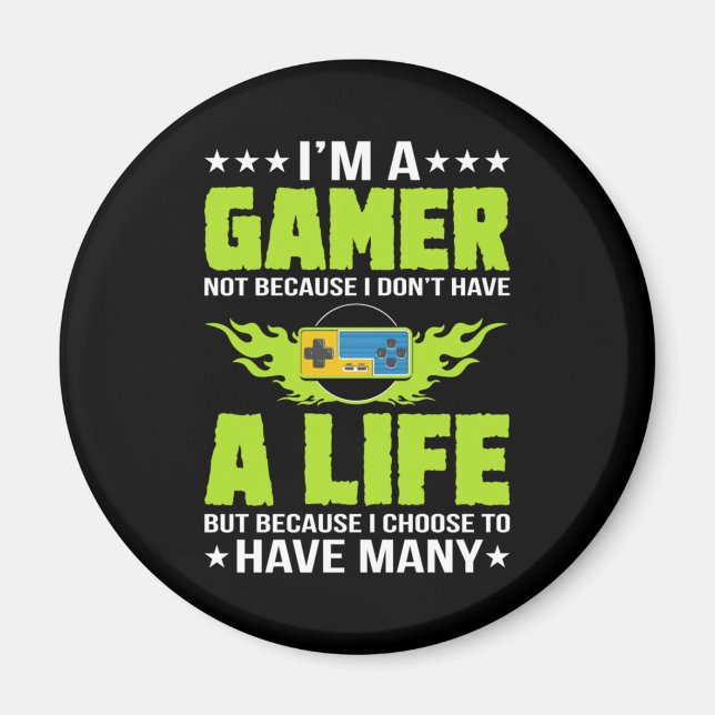 Imã Gamer Am A Gamer (Frente)