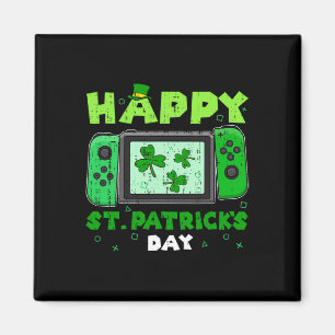 Imã Gamer de Dia de São Patrício Shamrock do Controlad