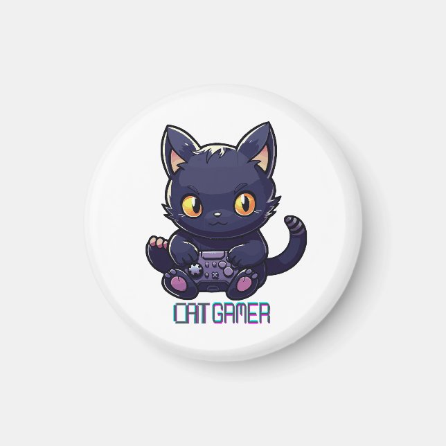 Imã Gamer de Gato (Frente)