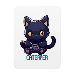 Ímã Gamer de Gato