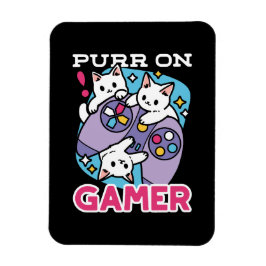 Ímã Gamer Design - Purr On Gamer Joystick Art