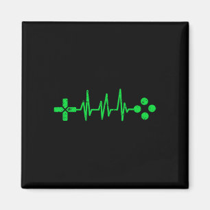 Imã Gamer Geeks Heartbeat Gaming