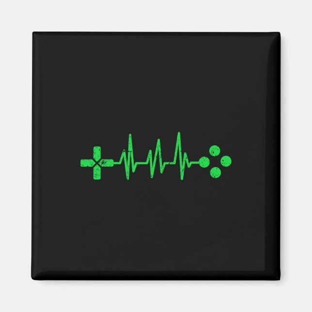 Imã Gamer Geeks Heartbeat Gaming  (Frente)