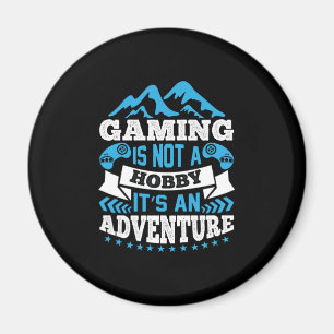 Imã Gamer Gift Gaming Não É Um Hobby