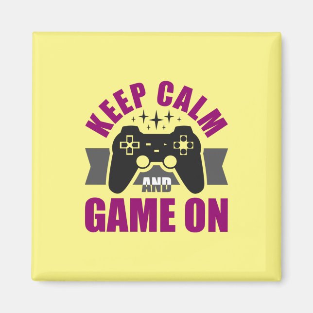 Imã Gamer Gift Mantém Jogos Calmos (Frente)