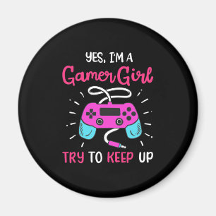 Imã Gamer Gift Sim, Sou Uma Garota De Jogador