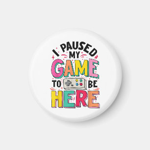 Imã Gamer Girl I Pausa Meu Jogo Para Estar Aqui Vídeo 