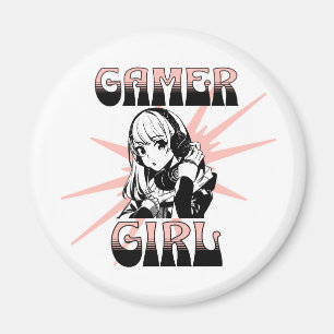 Imã Gamer Girl   Jogos