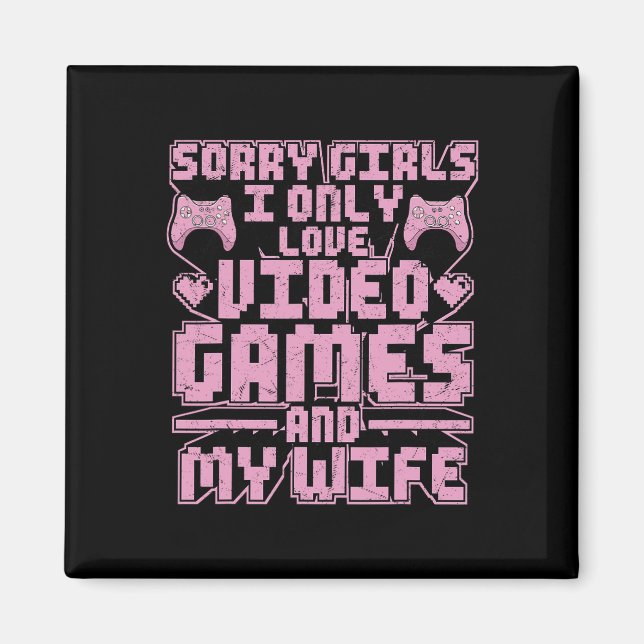 Imã Gamer Priorities – Video Games And Wife  (Frente)