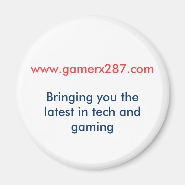 Imã Gamerx287 - Magnet (Frente)