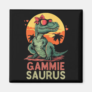 Imã Gammiesaurus Dino Dinosaur Gammie-saurus T-rex Div
