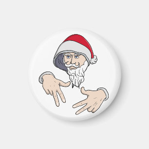 Imã Gangsta legal Hip Hop Hand Rap Santa Claus