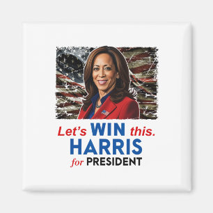 Imã Ganhe Este Harris Para O Presidente Kamala Harris