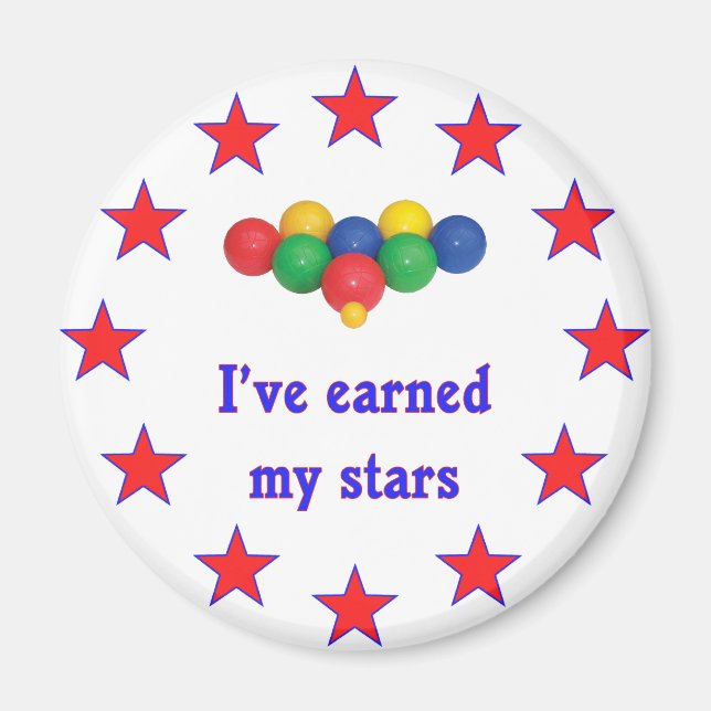 Imã Ganhei minha bola de relógio das estrelas (Frente)