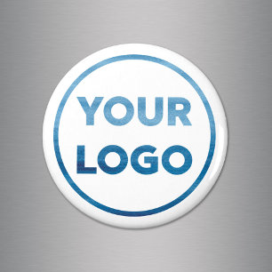Imã Ganhos incorporados do logotipo de Costume Empresa