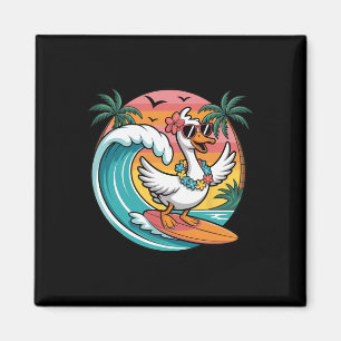 Imã Ganso de Surf Retro Havaiano Vibrações de Verão Pr