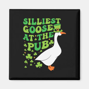 Imã Ganso Mais Bobo No Pub Funny Shamrock St Patric