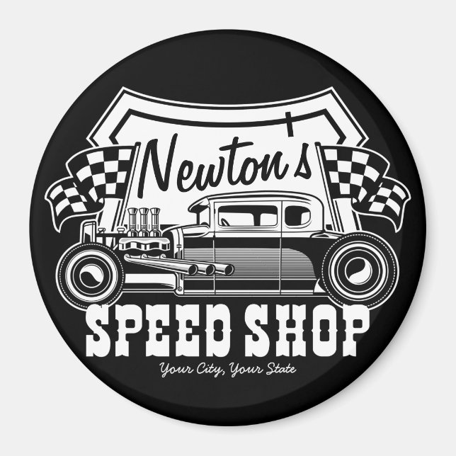 Imã Garagem Comprada de velocidade de rotação personal (Frente)