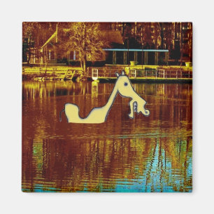 Imã Garanhão amarelo que toma um banho