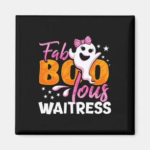 Imã Garçonete das mulheres do Halloween Fab Boo Lous