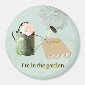 Imã Garden Lover's Rustic Elegant Magnet