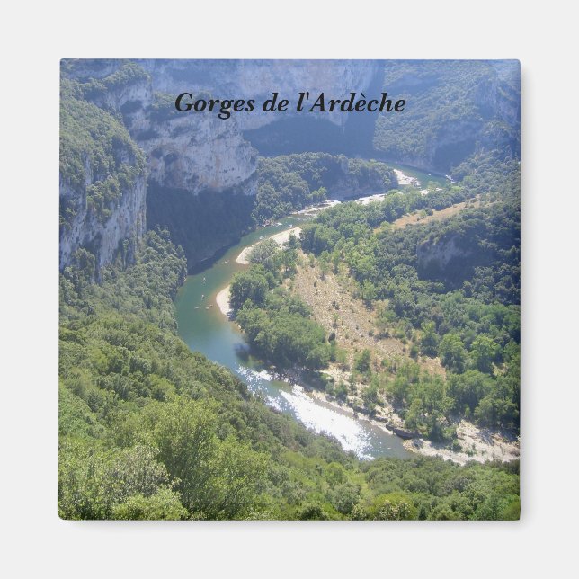 Imã Gargantas do Ard�che - (Frente)