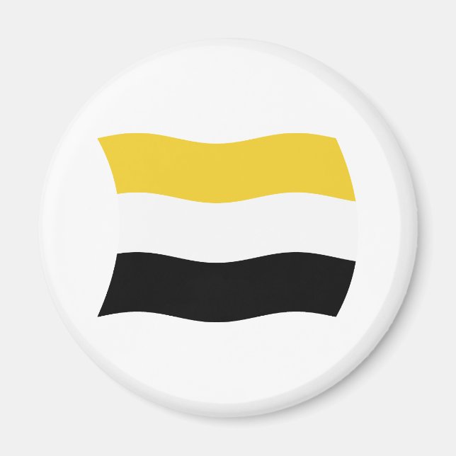 Imã Garifuna Flag Magnet (Frente)