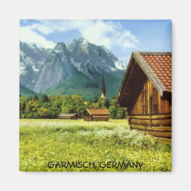 IMÃ GARMISCH, ALEMANHA (MAGNET) (Frente)