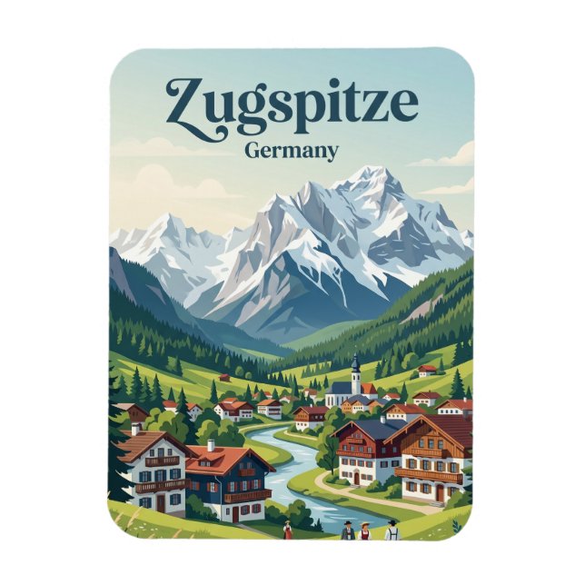 Ímã Garmisch-Partenkirchen Alemanha (Vertical)