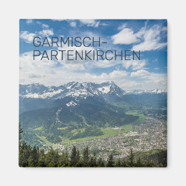 Imã Garmisch-Partenkirchen Bavaria Alps Panorama Gift
