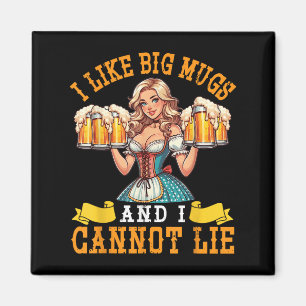 Imã Garota Bávaro Beer Maiden Eu Gosto De Big Mugs E E