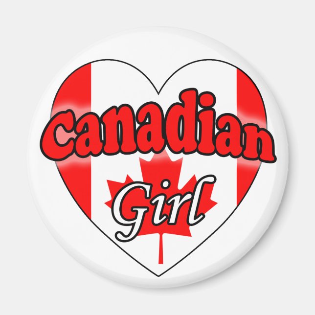 Imã Garota Canadiana (Frente)