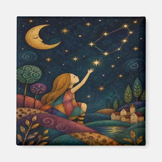 IMÃ GAROTA CAPRICHOSA ALCANÇANDO AS ESTRELAS  (Frente)