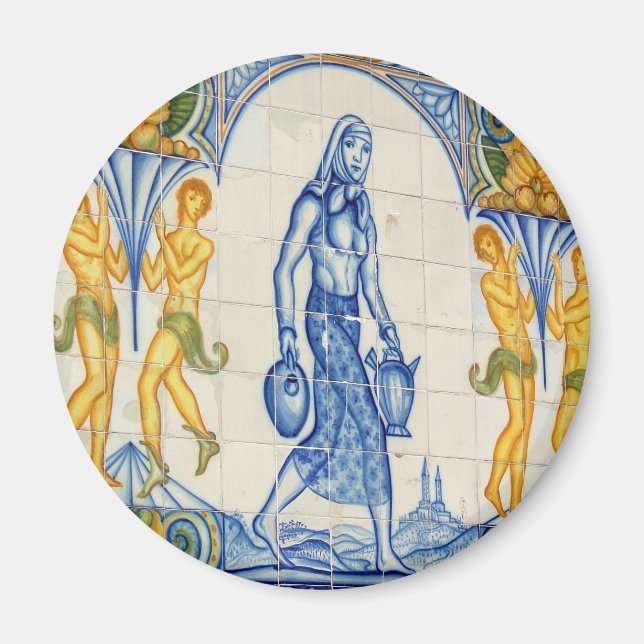 Imã Garota com lançadores (Frente)