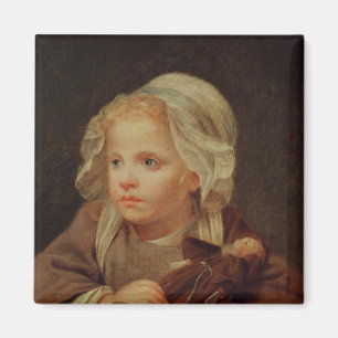 Imã Garota com uma boneca