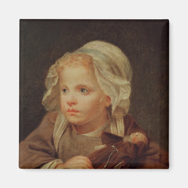 Imã Garota com uma boneca (Frente)