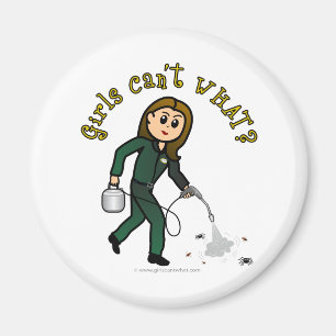 Imã Garota de Controle de Pest Clara